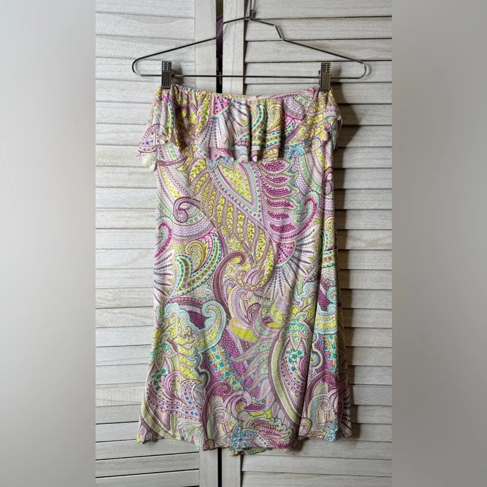 Victorias Secret Colorful Paisley Print Swim Cover-up. NWT. Small. Beach